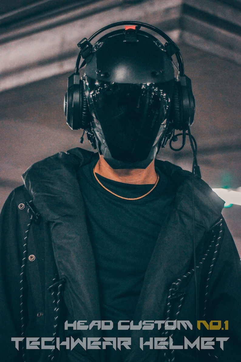 Cyberpunk Helmet Etsy
