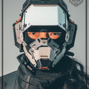 Cyberpunk  Mask - Semi Helmet