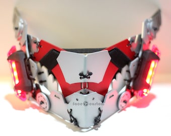 Design de máscara cyberpunk por Gins MK.23 "DRAGÃO"
