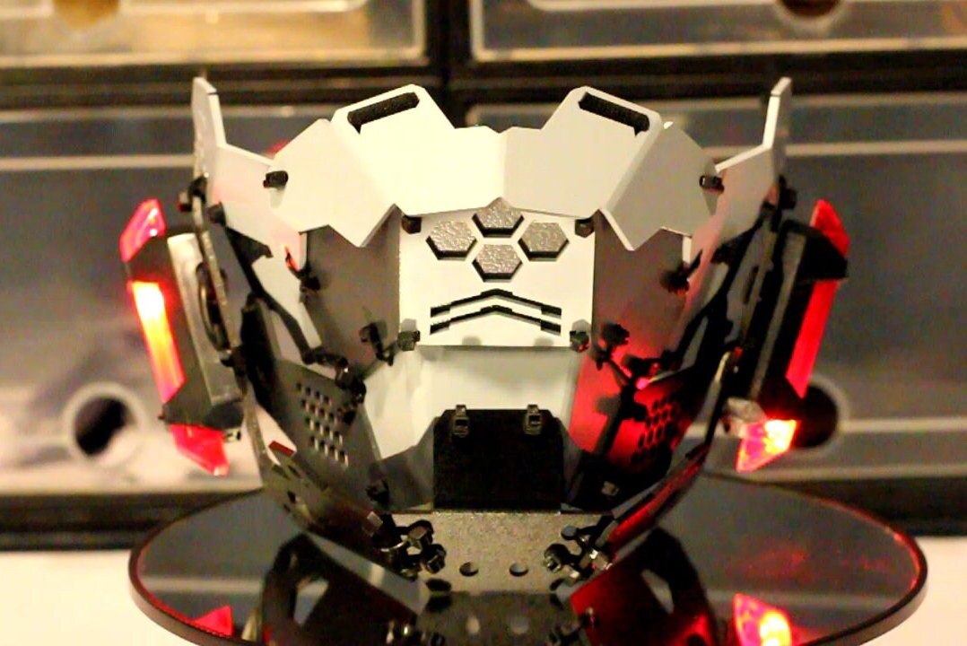 Cyberpunk mask Design By Gins MK.13 WOLF Techwear | Etsy