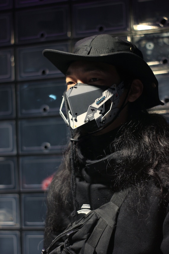 Cyberpunk Mask Techwear Mask Design by Gins MK. 12 Etsy
