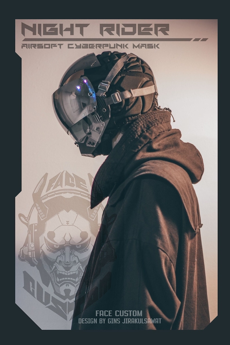 Cyberpunk Mask Airsoft Mask Etsy