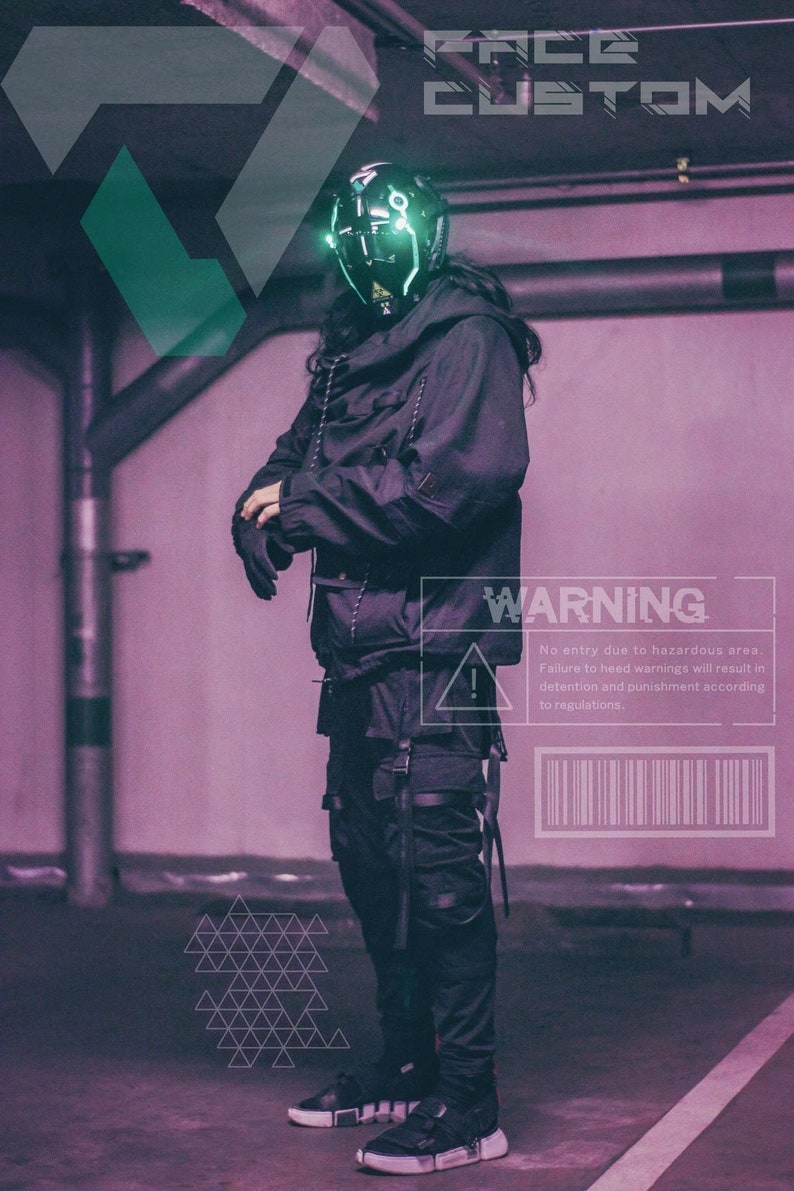 Cyberpunk Mask Airsoft Etsy