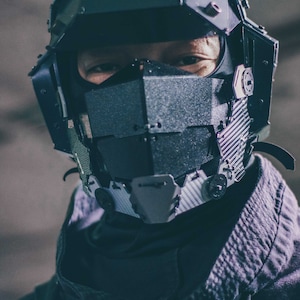 Cyberpunk  Mask - Semi Helmet