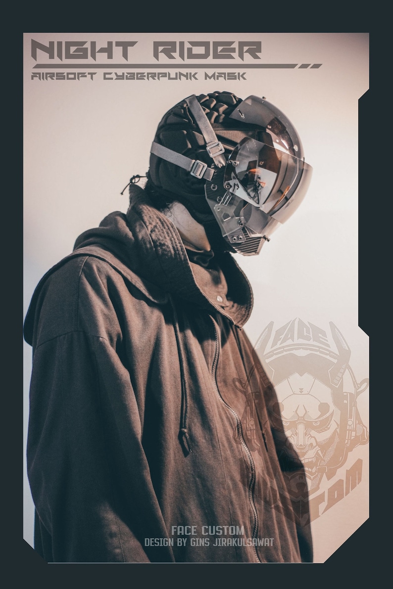 Cyberpunk Mask Airsoft Mask Etsy