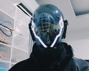 サイバーパンクフェイスマスク | Cyber Face Mask サイバーパンクマスク - サイバーゴス - Etsy 日本