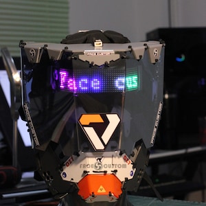 Cyberpunk mask- Half Visor MK.27 &quot;Templar&quot;