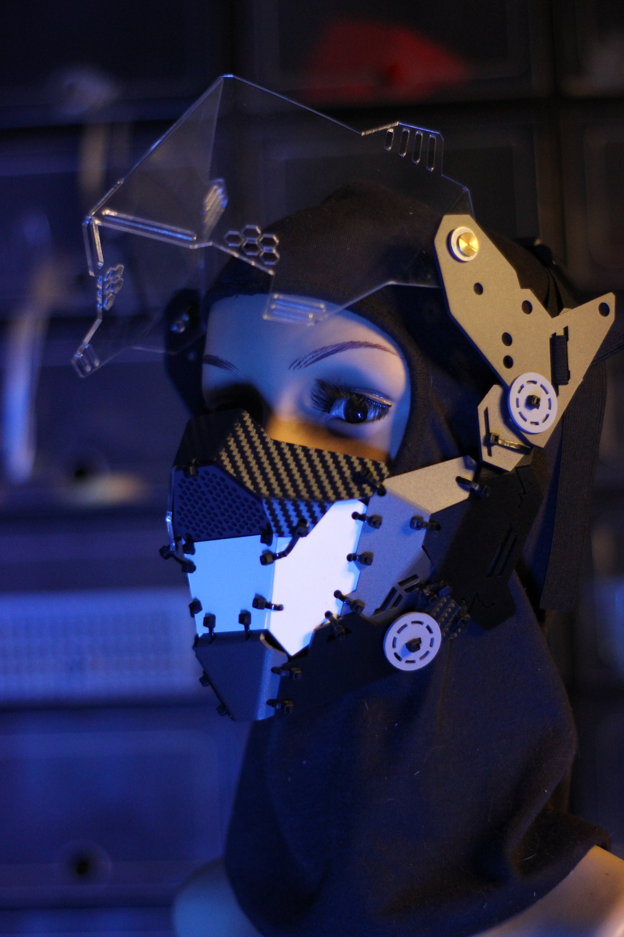 Cyberpunk Mask Techwear Mask Design by Gins MK.15 