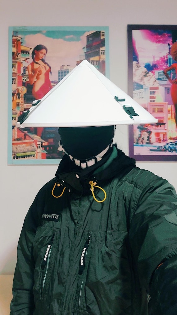 着用可能なサイバーパンク陣笠サムライハット - Etsy 日本