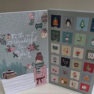 Wax Melt Adult Advent Calendar – Christmas Scents, Coconut Wax Melts