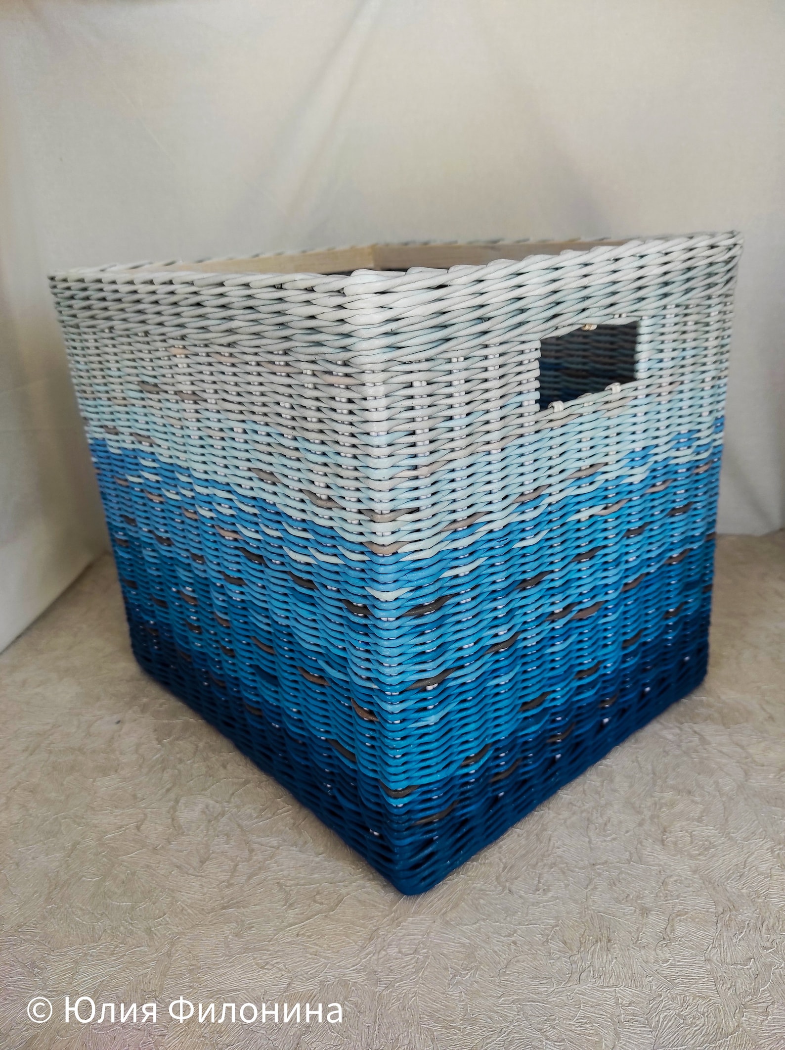 Wicker Kallax Basket With Handles Storage Toys or Laundry Etsy