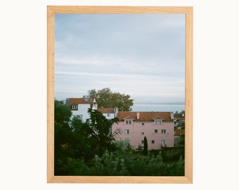 Pink House | Lisbon | Portugal | Downloadable Prints | Printable Wall Art | Digital Artwork | Digital Downloads | Film Photography