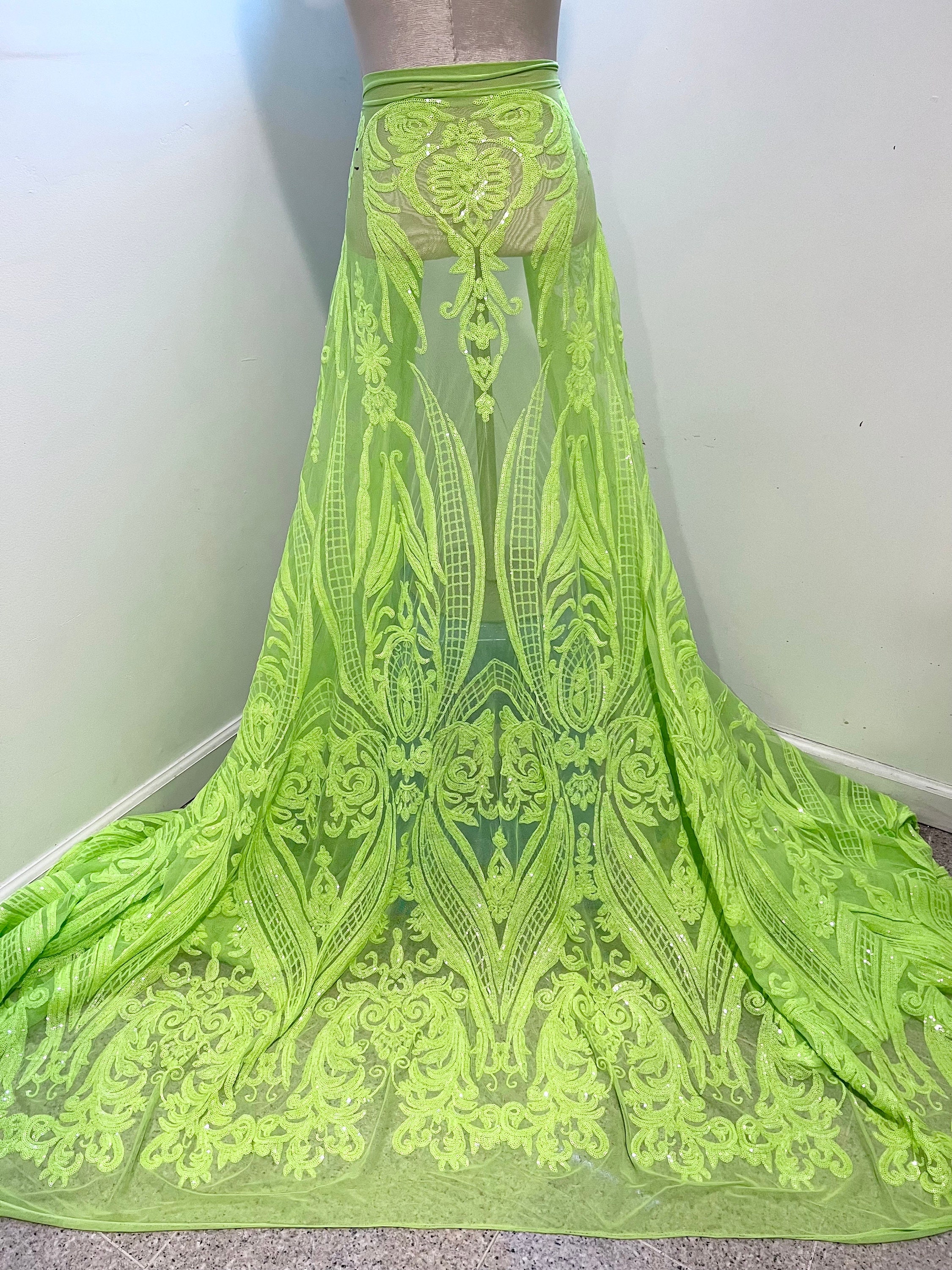 Lime green and black wedding dresses hot sale