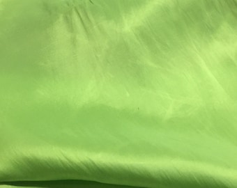 Apple green  Taffeta Fabric 60” Width Sold By The Yard