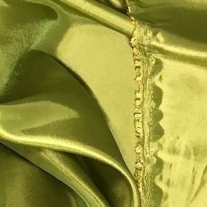 Green yellow Iridescent Taffeta Fabric 60” Width Sold By The Yard