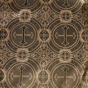 Brocade , Black X Gold main image 1