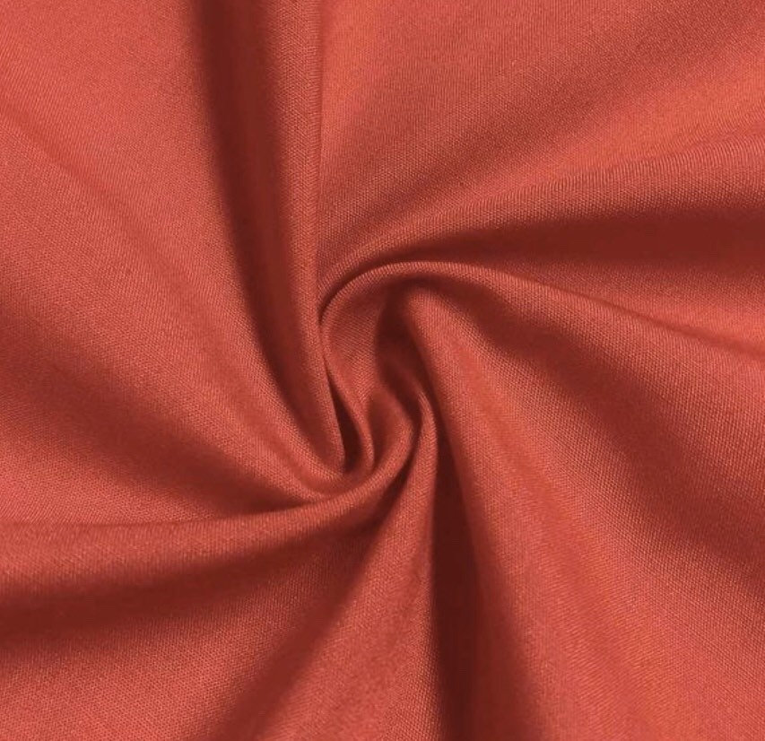 Red Cotton Fabric 45 Width Sold by the Yard Etsy