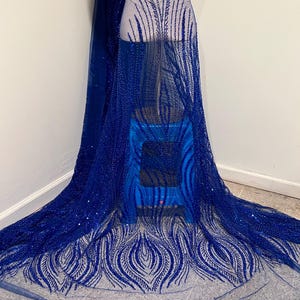 Midnight Blue Sequin Dress - Etsy