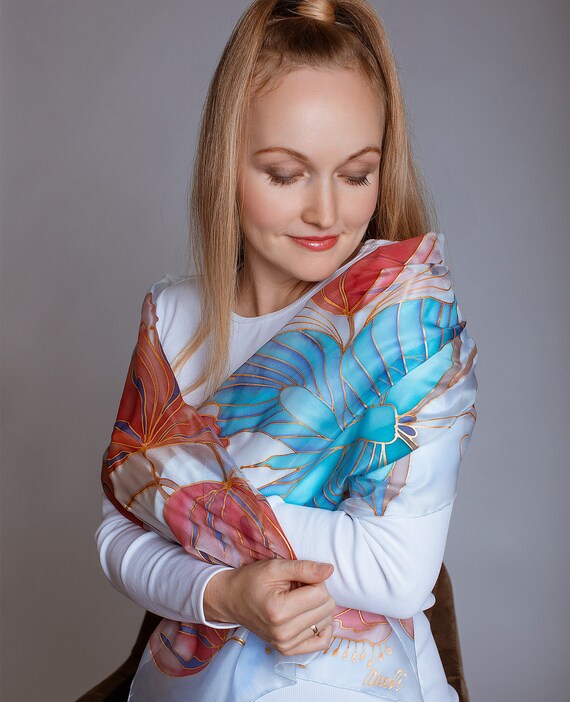 Printed 2024 scarves etsy