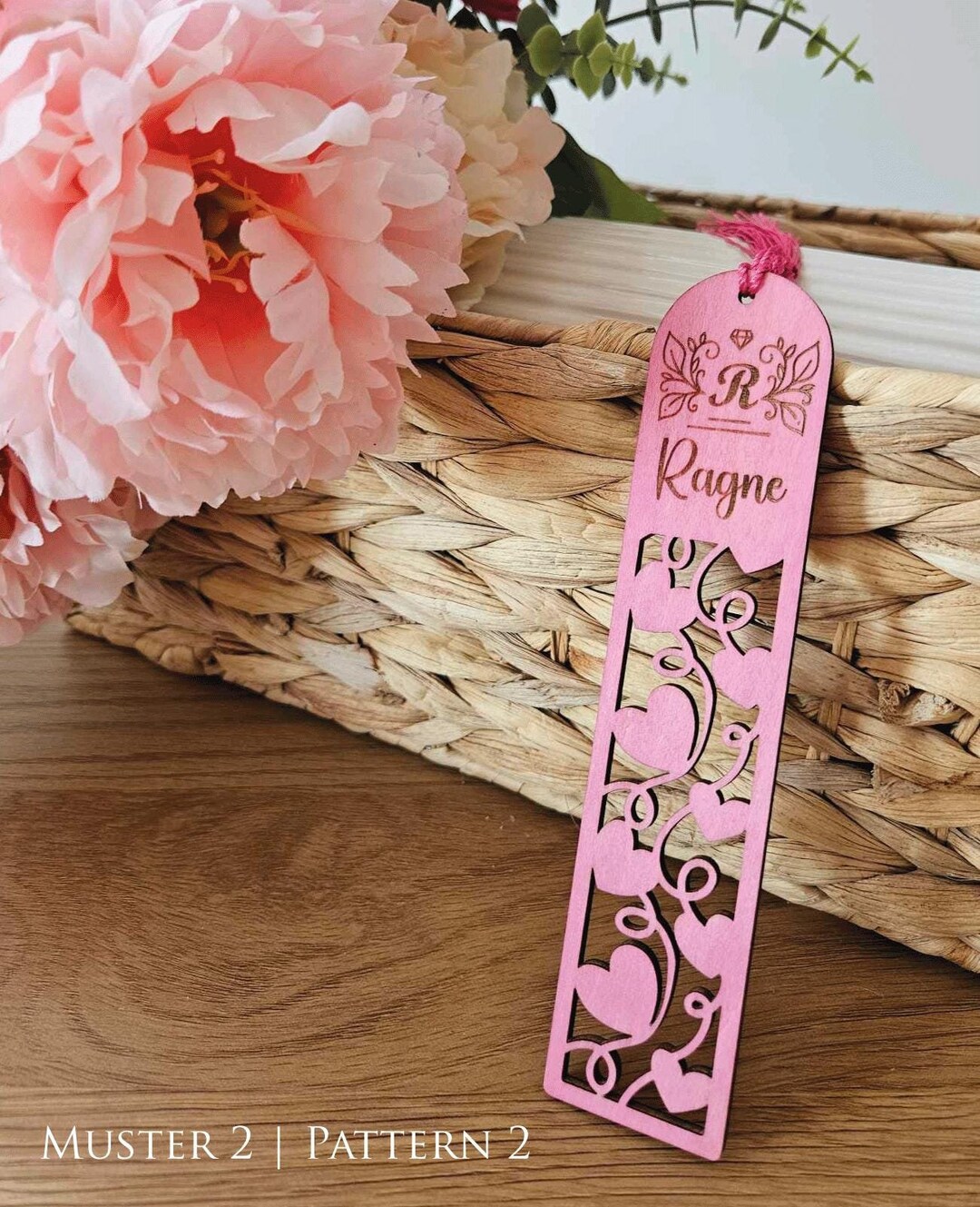 Personalized Wood Bookmark With Tassel, Engraved Plywood Bookmark - Etsy