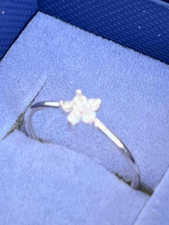 solid silver size O ring - image 1