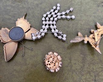 vintage brooches for repair