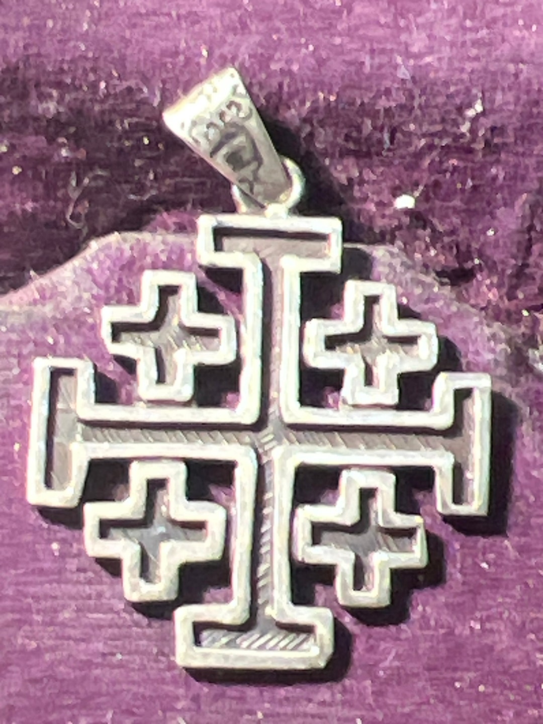 Solid Silver Abstract Cross - Etsy