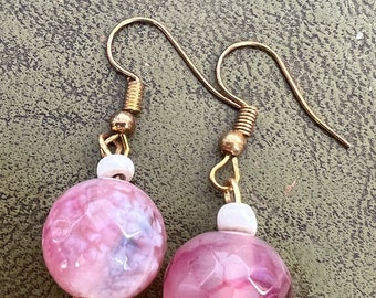 glass earrings