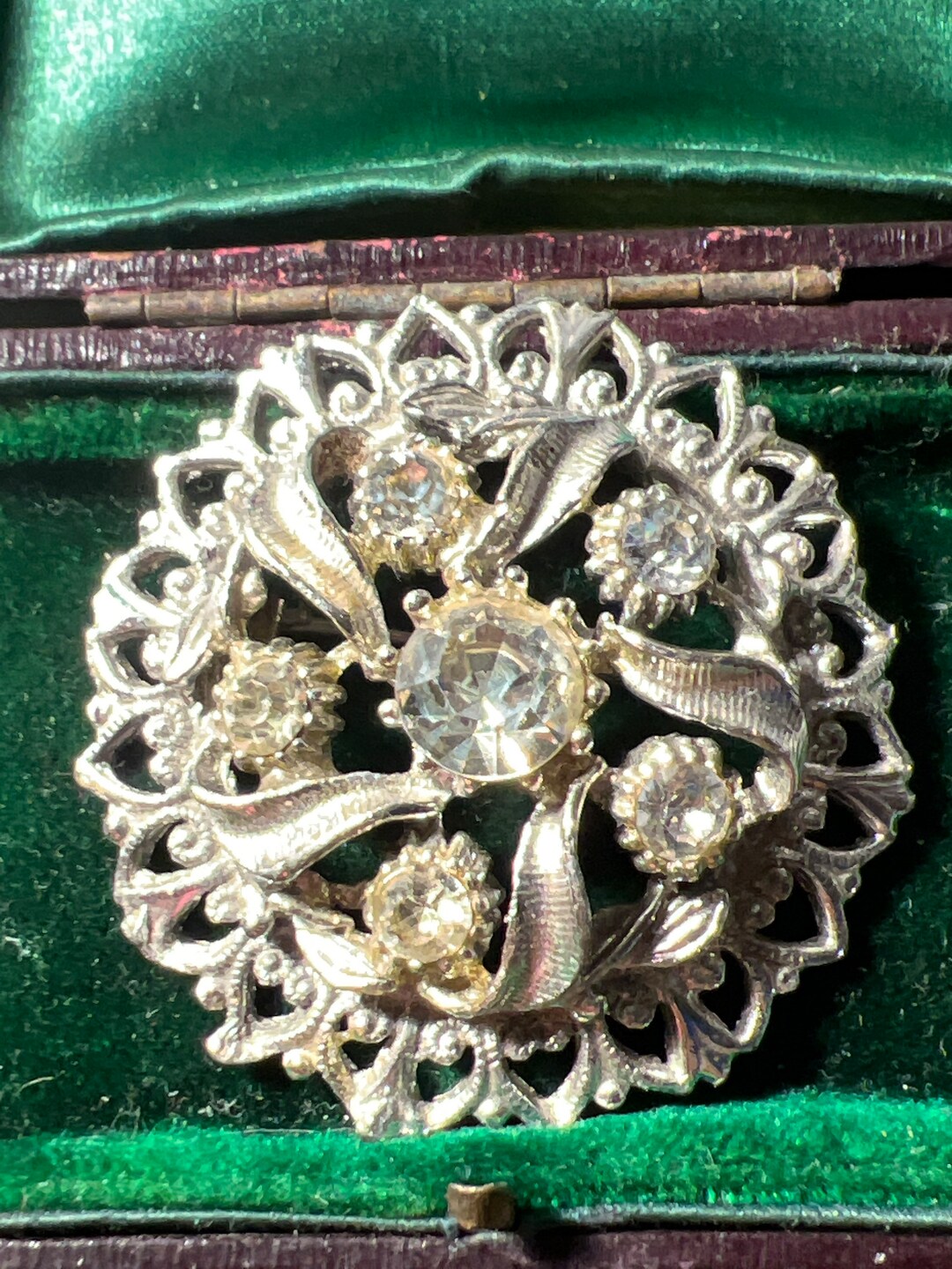 Jole Broche Double Ballerne en Argent Brmngham 1950 dessnée par