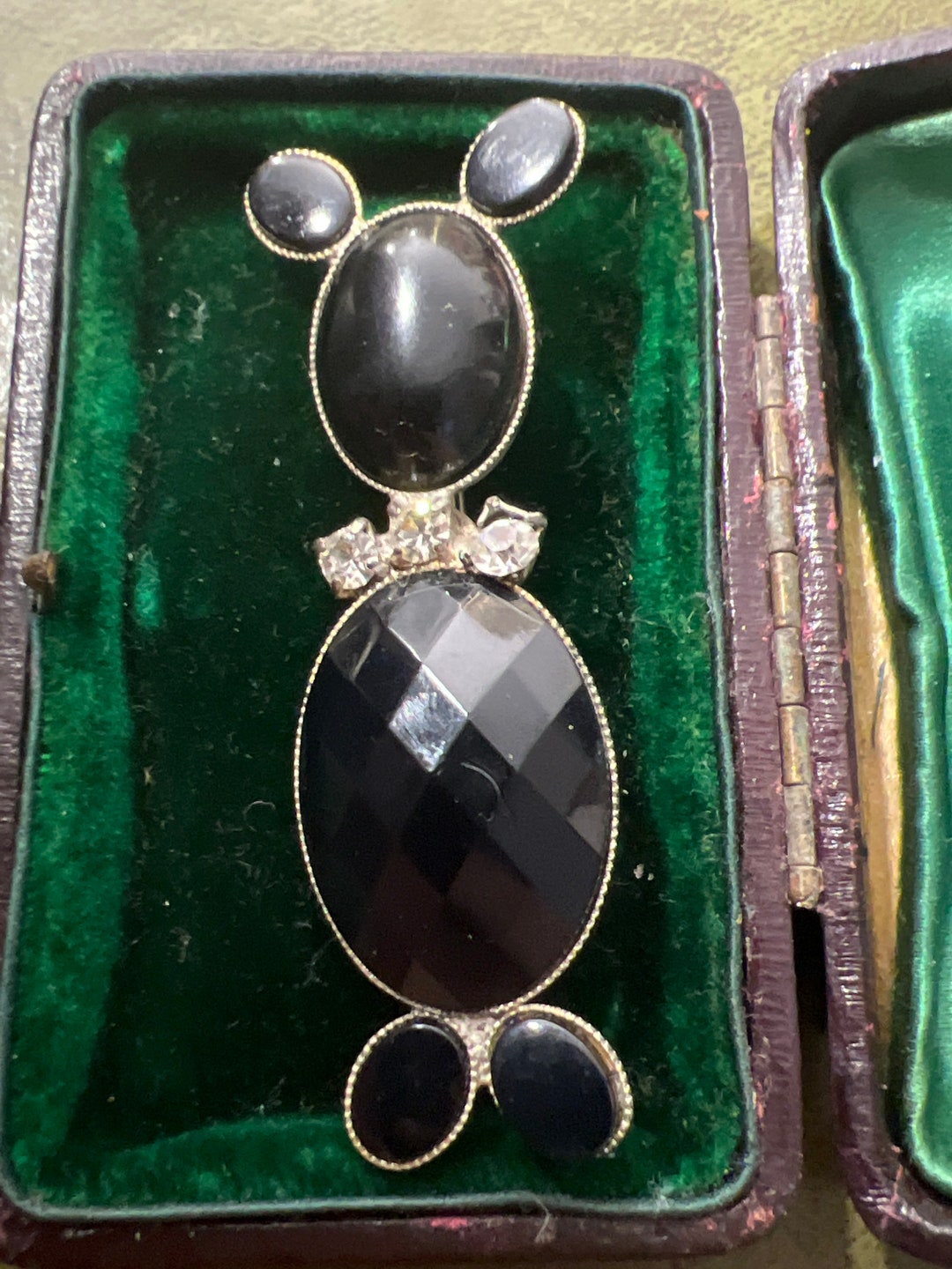 1950 Novelty Crystal Animal Brooch Etsy