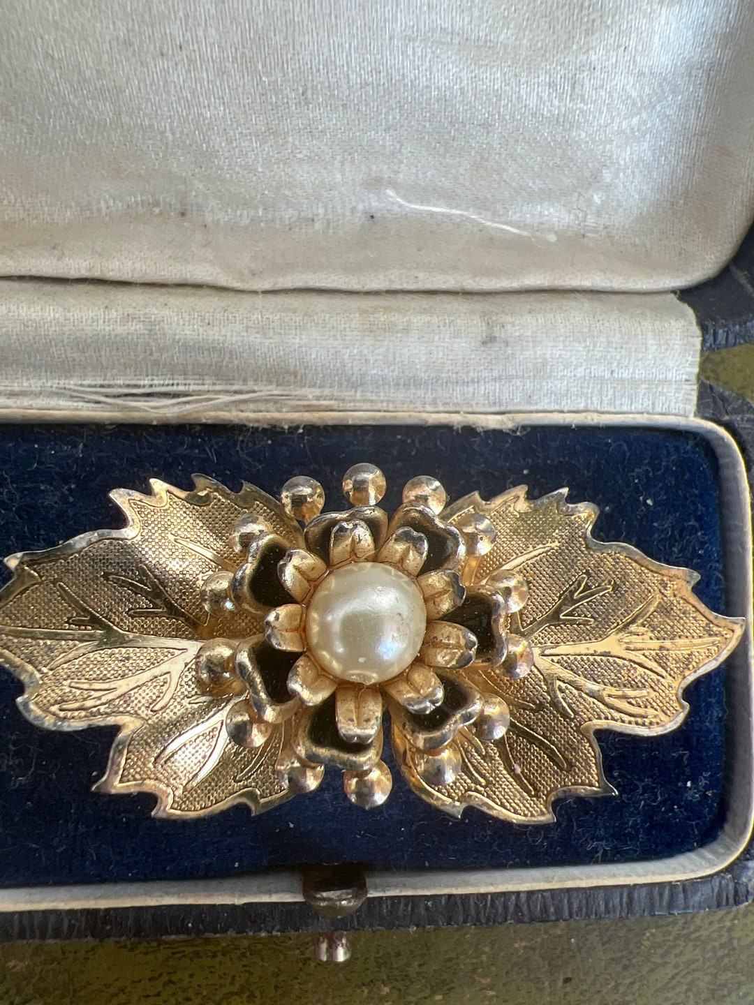 Broche Art déco aux chardons en argent 800, Flam, France