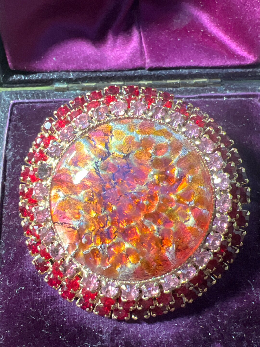 Superbe Broche En M tal Et Verre Etsy France superbe-broche-en-m-tal-et-verre-etsy-france