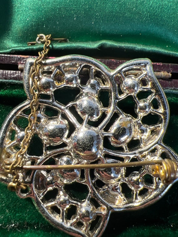 jolie broche en plaqué années 40.50