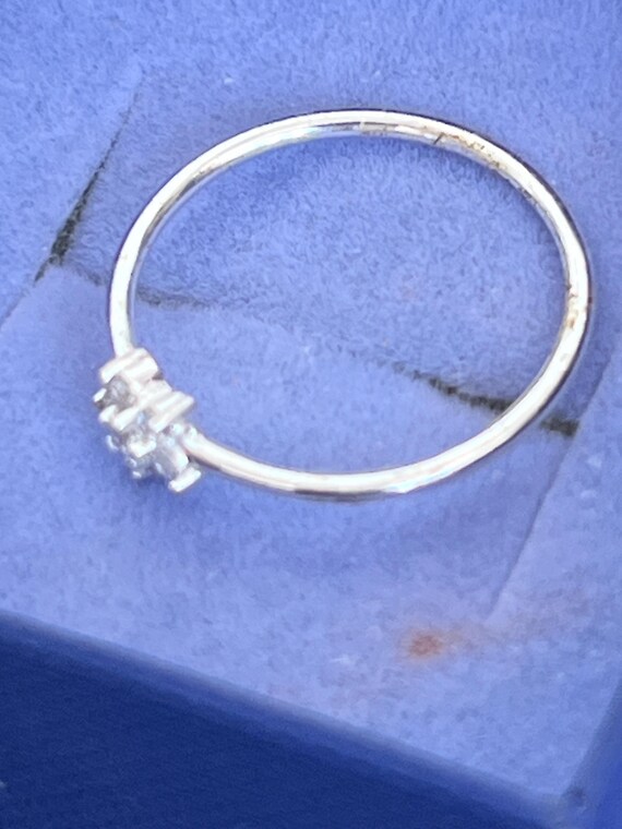 solid silver size O ring - image 2