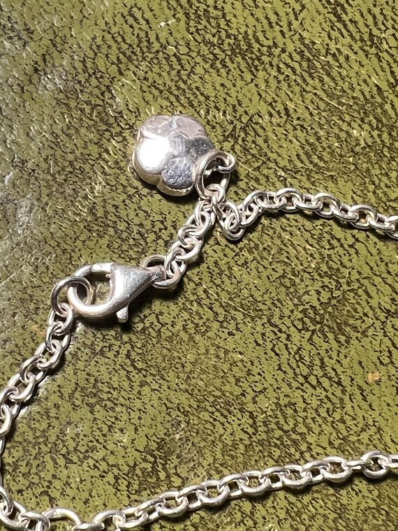 solid silver and enamel bracelet - image 3