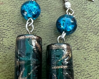 pretty glass earrings