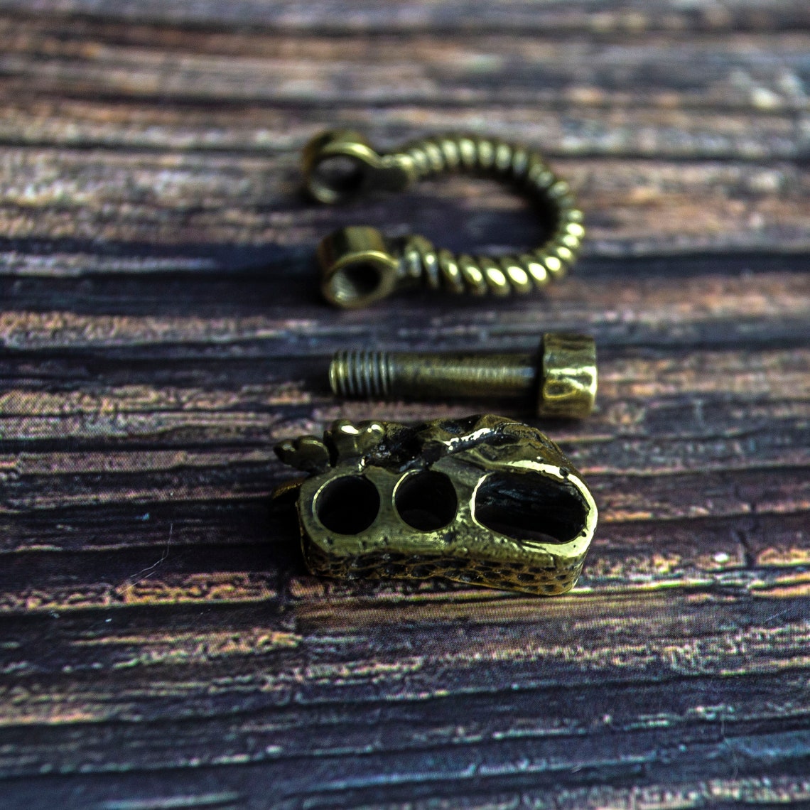 Skull Shackle for Paracord and Leather Bracelets Accessory Etsy