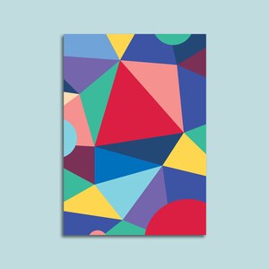 Postkarte Farben
