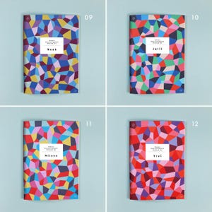 Cuaderno de tareas A5 / Personalizable / 8 variantes de color