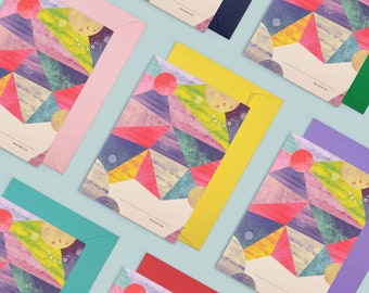 Dankes-Karte für Erzieher/innen oder Lehrer/innen – Einzelkarte mit Umschlag in verschiedenen Farben