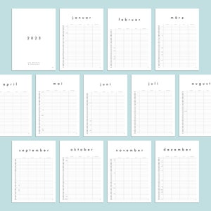 Family planner No. 04 / Din A4 customizable / From now on image 8