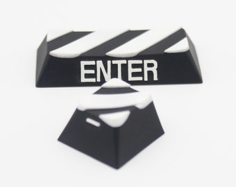 ESC Keycap Enter Keycap Warning Keycap Cherry Mx Artisan Keycap Handmade Keycap Resin KeyCap