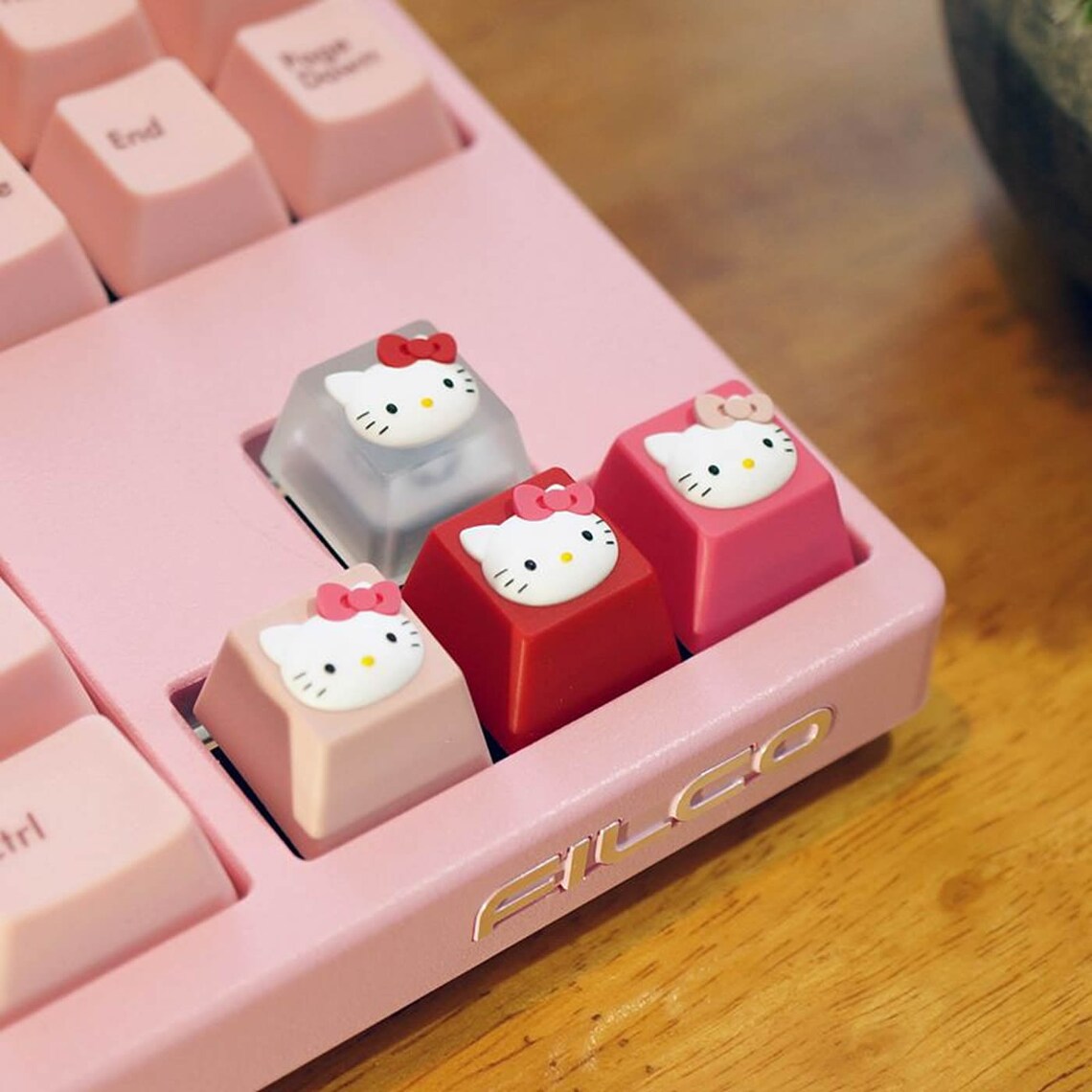 Hello kitty Keycaps Resin keycap Artisan keycap kitty keycap Etsy