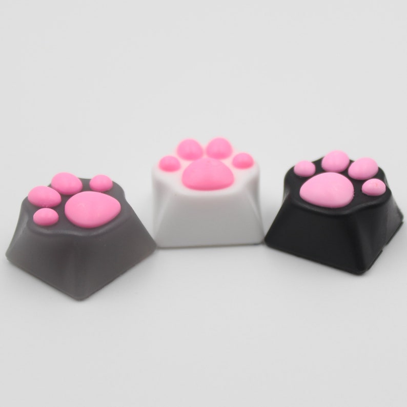 Cat Paws keycaps resin keycap Cherry MX Handmade Cute Cat Etsy
