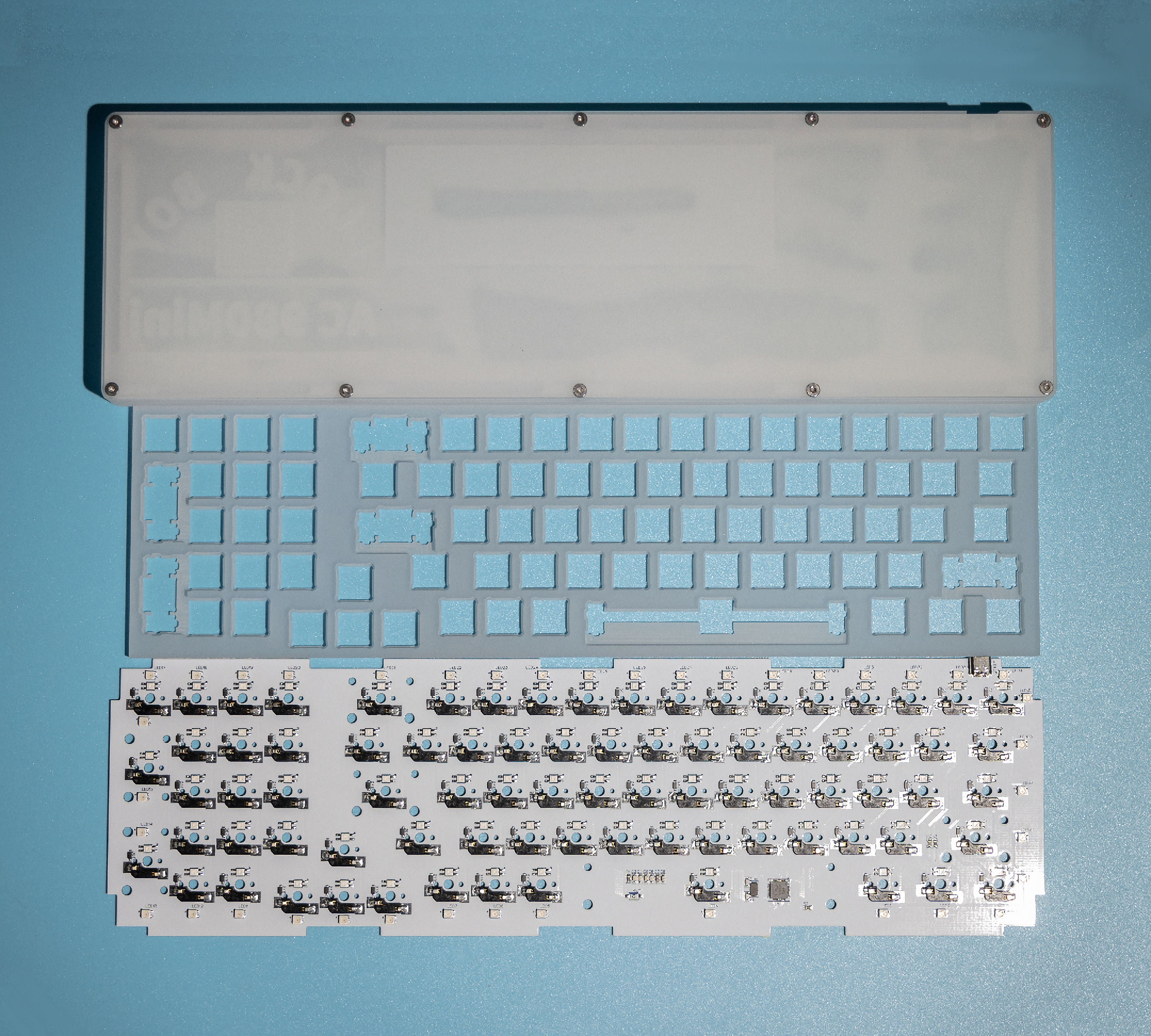 980MINI Keyboard Kit GASKET Keyboard Kit Etsy Canada