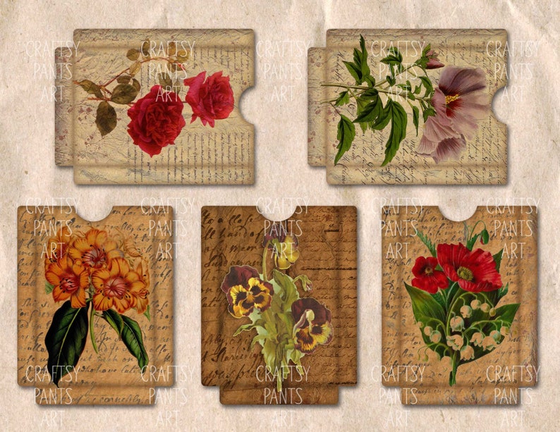 vintage-flowers-12-sheets-massive-printable-junk-journal-etsy