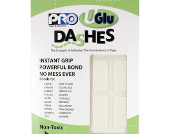 Uglu Dashes x 160, pegatinas para globos, pestañas adhesivas para globos, almohadillas adhesivas para guirnaldas de globos, adhesivos para manualidades, cinta adhesiva de doble cara para manualidades