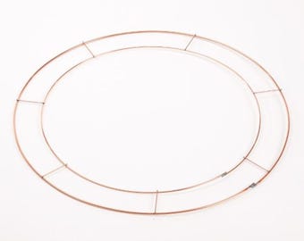 Wreath Making Rings x 20, 16 inch Wire Flat Rings (20) Wreath DIY Kit, Wreath Craft Set