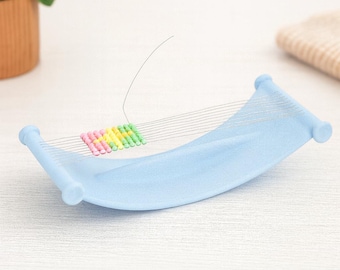Jewel Beading Loom – Compact Handheld Loom for Bead Weaving | Portable Jewellery Tool for Bracelets & Beaded Crafts