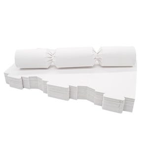 Cracker Board Linnen WIT Standaardverpakking 100, kit voor het maken van crackers, DIY kerstcrackers, kerstcracker feestartikelen, bruiloftcrackers